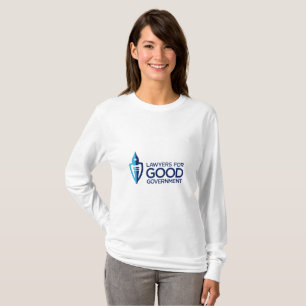 T - Shirt die Lang-Hülse der Frauen mit L4GG Logo