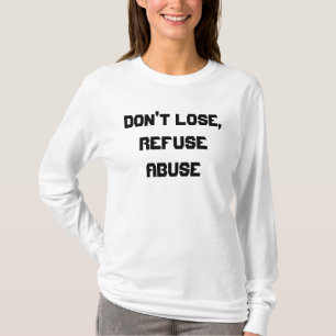 T - Shirt, die Missbrauch ablehnen T-Shirt