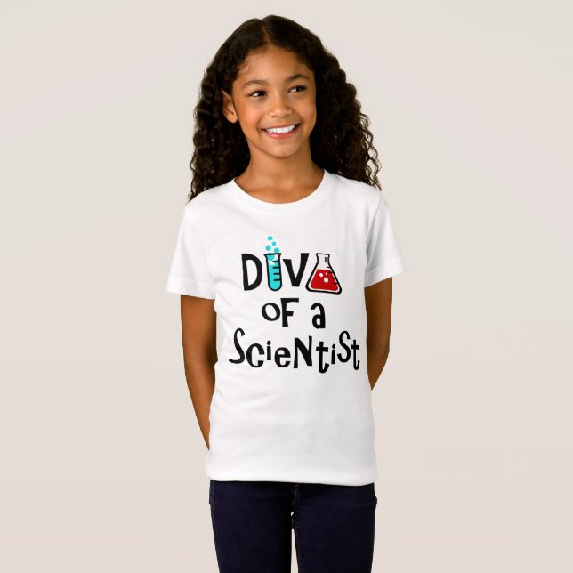 T - Shirt "DIVA of a Scientist" (Vorne ganz)