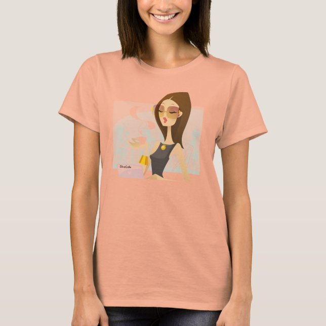 T Shirt- DivaCafe T-Shirt (Vorderseite)