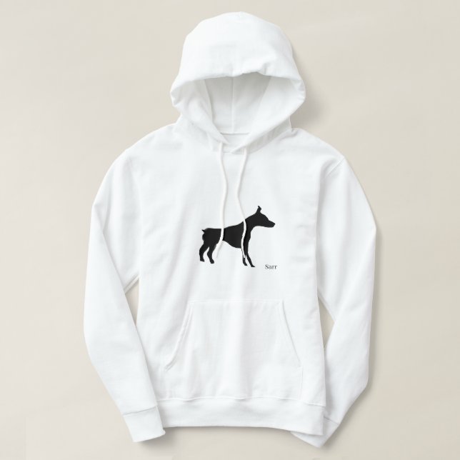 T - Shirt: Doberman Hoodie (Design vorne)