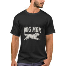 T-Shirt 'Dog Mom' – Vintage-Distressed-Dog-Tee