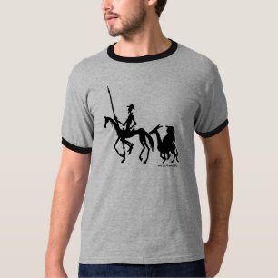 T - Shirt Don Quichote und Sancho Panza grafischer