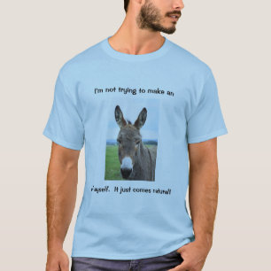 T - Shirt "Donkey Spaß" für Männer