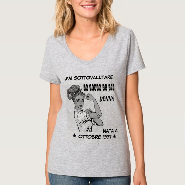 T- Shirt Donna forzuta beautiful_style 1997 (Vorderseite)