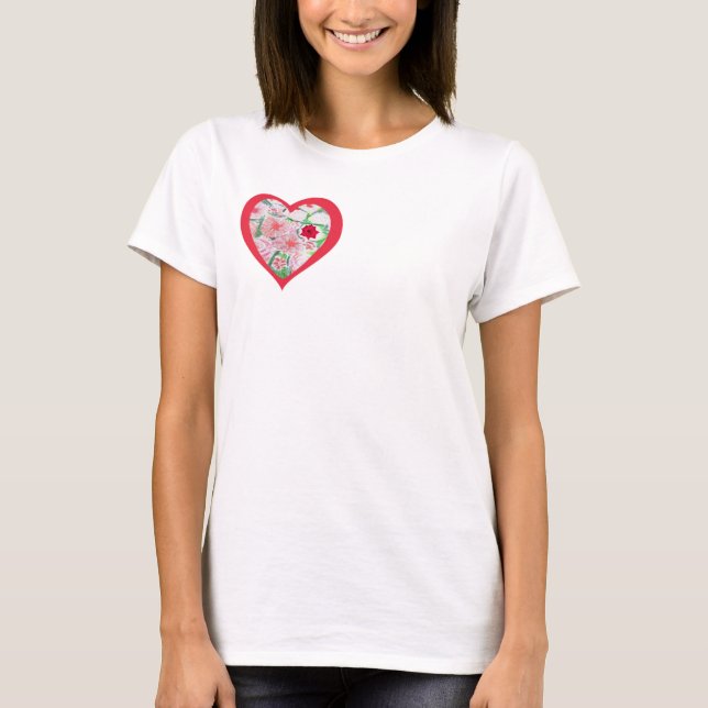 T - Shirt Doppelherz (Vorderseite)