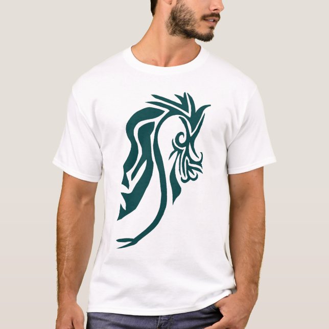 T - Shirt Drache oder Maske (Vorderseite)
