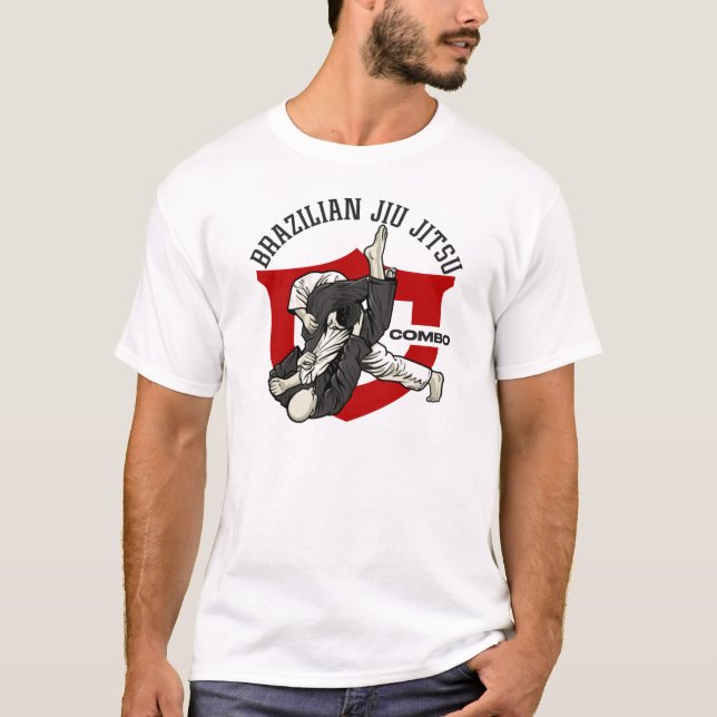 T-Shirt Dreieck BRASILIANISCHES JIU JITSU (Vorderseite)