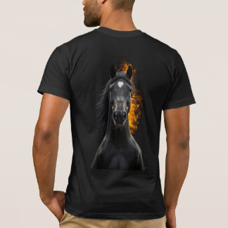 T-Shirt Dunkler Hengst Inferno