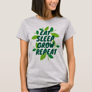 T-Shirt Eat Sleep Grow Repeat Homesteader