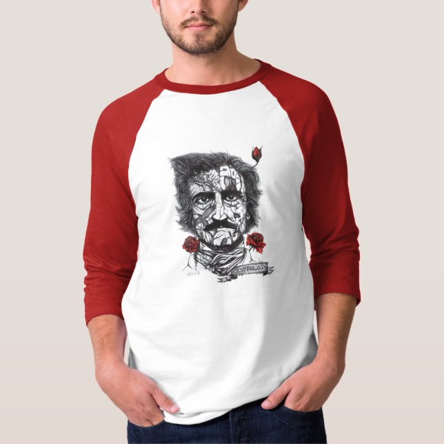 T - Shirt Edgar Allan Poe durch Tai (Vorderseite)