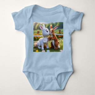 T - Shirt Egg zitierend Bunny Brigade: Ein Cartoon