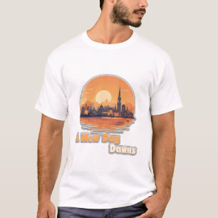 T - Shirt "Ein neuer Tag beginnt"