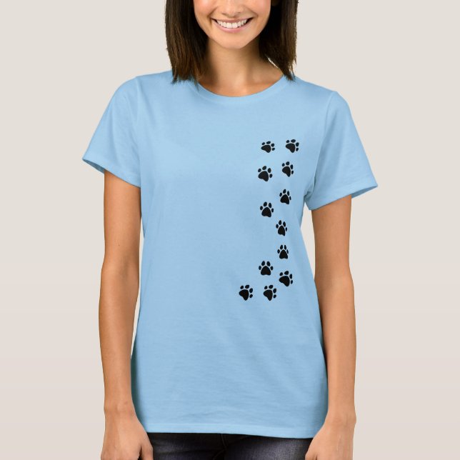 T - Shirt einfügen - eigene Namen oder Hunderasse  (Vorderseite)