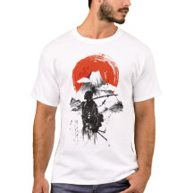 T - Shirt "einsam samurai"