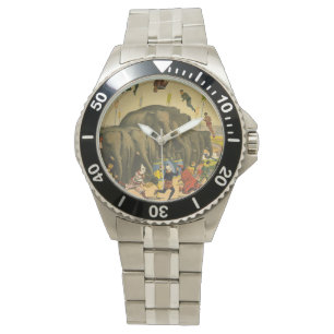 T-SHIRT Elefant-Akrobaten Armbanduhr