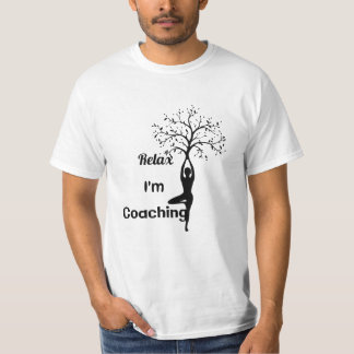 T - SHIRT Entspannen Ich bin Gecoacht Yoga, Gesche