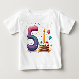 T - Shirt-Entwürfe für einen Fünfjährigen Baby T-shirt