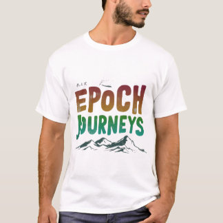 T - Shirt "Epoch Journeys" für Reisebenzin