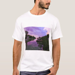 T - Shirt - Erie Canal bei Sunset
