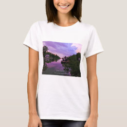 T - Shirt - Erie Canal bei Sunset