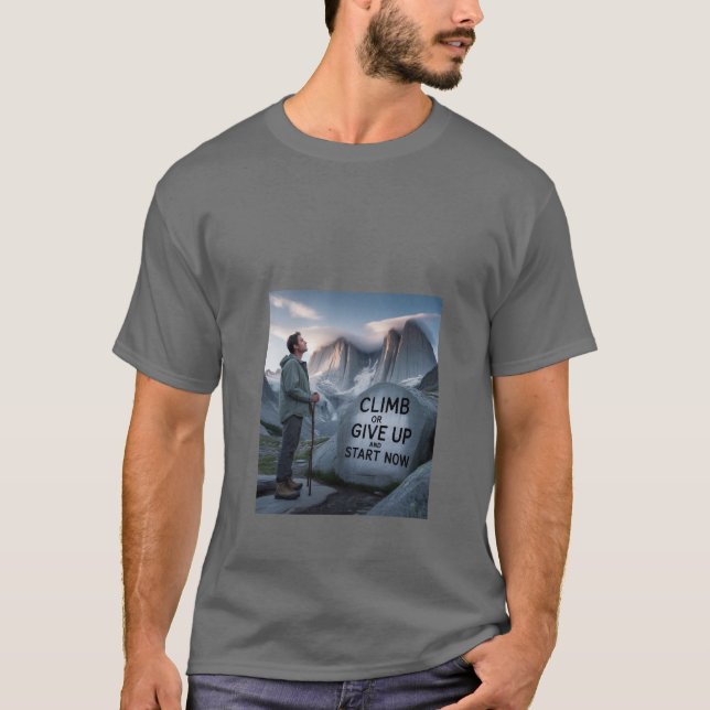 T-Shirt - Erreiche den Gipfel (Vorderseite)