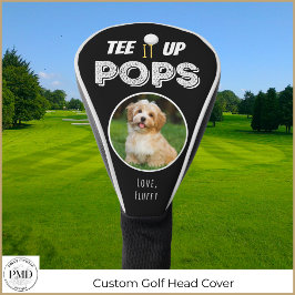 T-Shirt es auf Pop Custom Pet Foto Väter Tag Schwa Golf Headcover