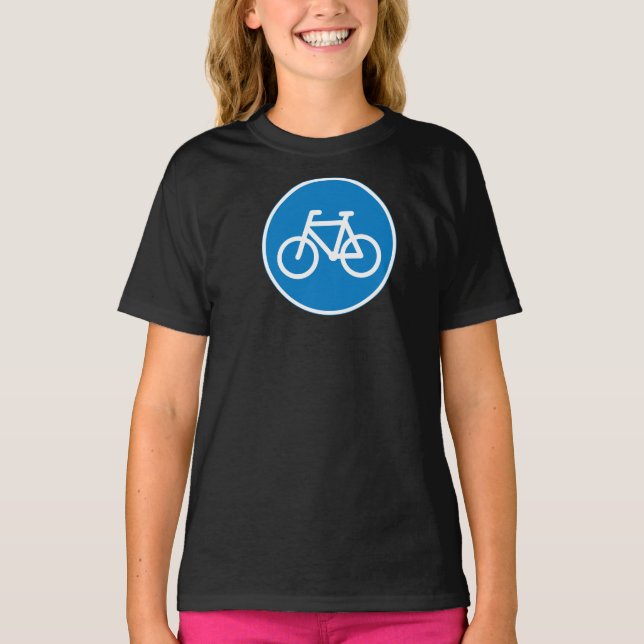 T - Shirt "Fahrradfahrer" (Vorderseite)