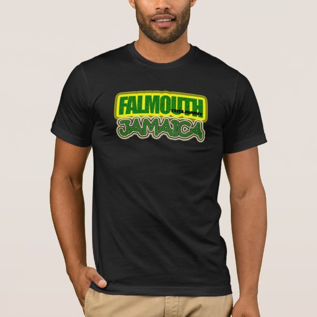 T - Shirt Falmouths Trelawny Jamaika (Vorderseite)