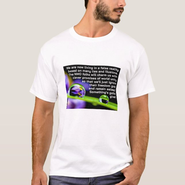 T - Shirt "False Reality (light)" (Vorderseite)