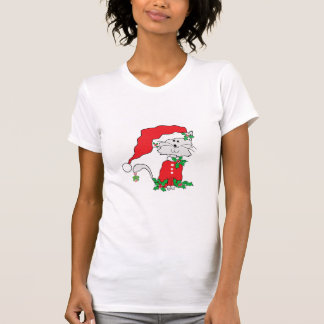T-Shirt - Fantastische Weihnachtsmann-Katze