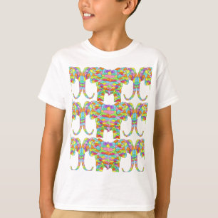 T - Shirt Farbiger Elefant