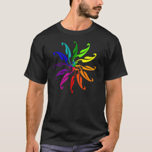 T-Shirt - Farbkreis Blätter