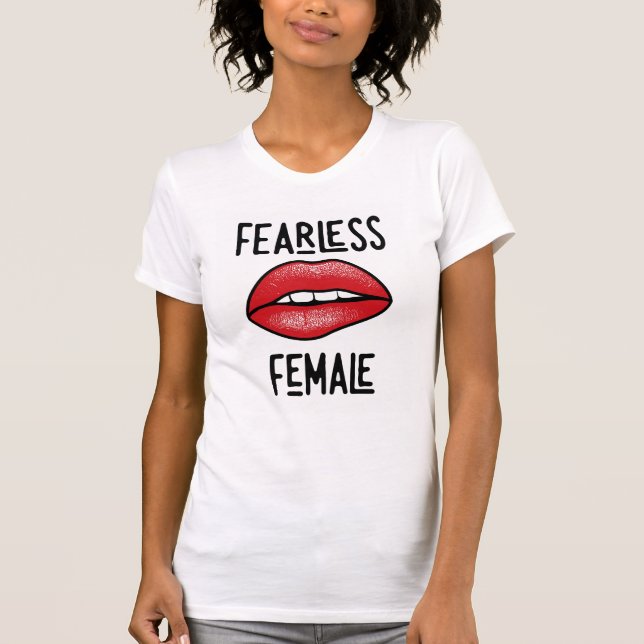 T-Shirt 'Fearless Female' (Vorderseite)