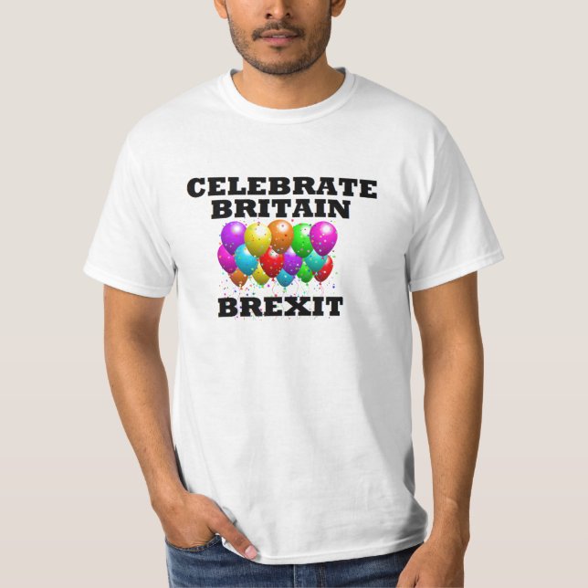 T - Shirt feiern Großbritannien Brexit (Vorderseite)