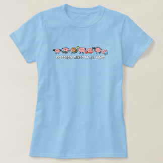 T-Shirt 'Feiern Sie Köpfe aller Art'