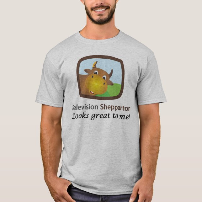 T - Shirt Fernsehen Shepparton (Vorderseite)