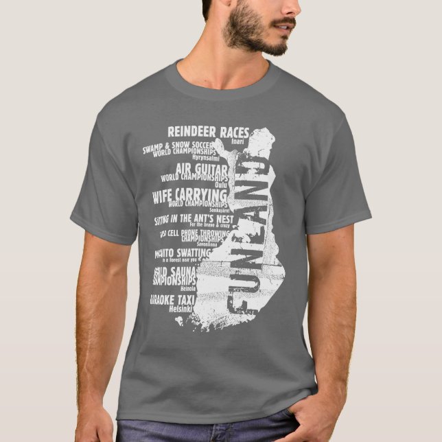 T - Shirt Finnlands Funland Listen-4 (Vorderseite)