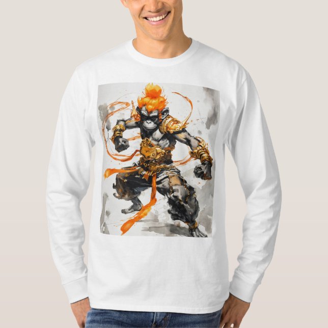 T - Shirt "Fire Monkey" (Vorderseite)