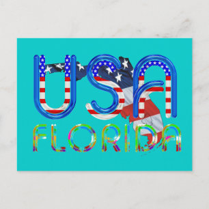 T-Shirt Florida Patriot Postkarte