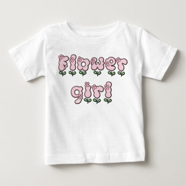 T - Shirt Flower Girl (Vorderseite)