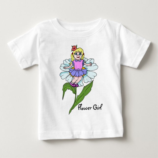 T - Shirt Flower Girl (Vorderseite)