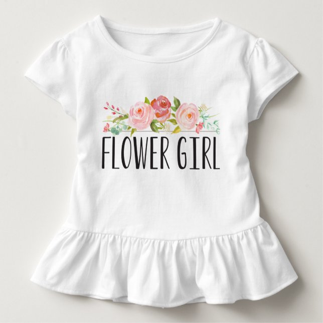 T-Shirt "Flower Girl Kleinkind" | Bridesmaid (Vorderseite)