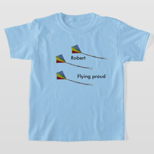 T - Shirt - Flying Kites with name