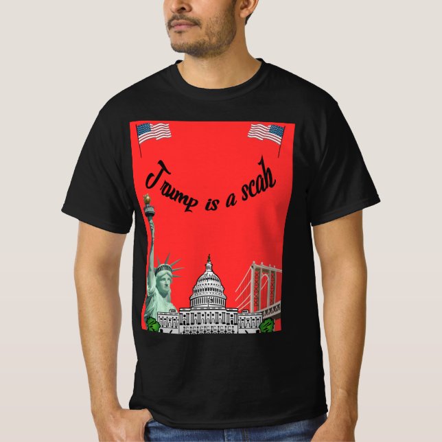 T - Shirt Foncé basique (Vorderseite)