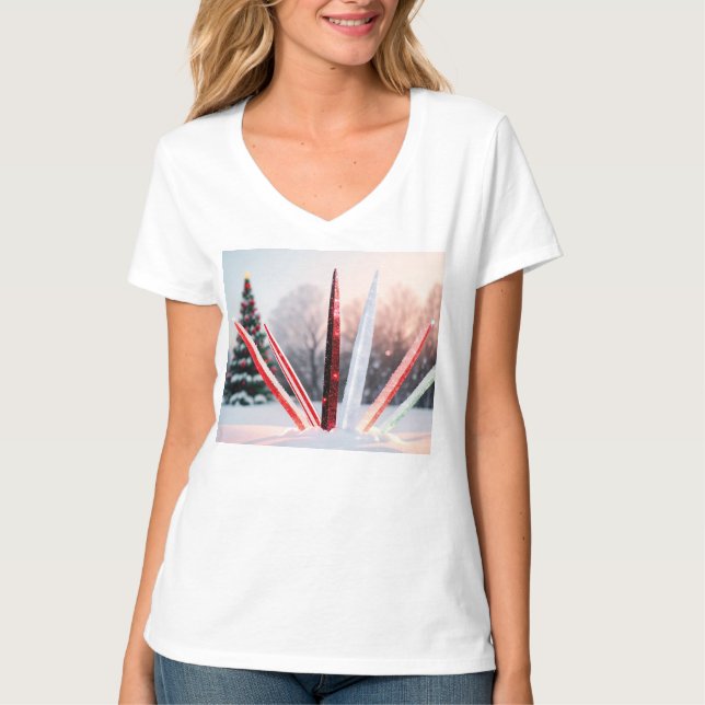 T-Shirt for Cozy Christmas Celebration (Vorderseite)