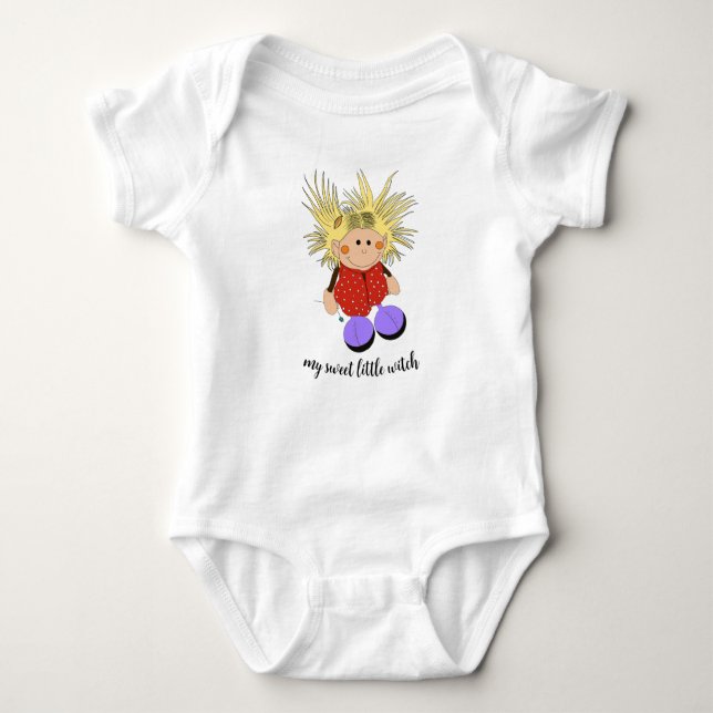 T-Shirt for "little witches" Baby Strampler (Vorderseite)