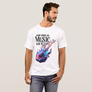 T - Shirt for Men inspiriert elektrische Gitarre