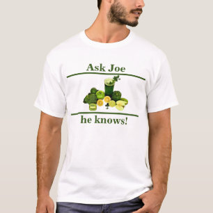 T - Shirt "Frag Joe Green Smoothie" auf Pflanze