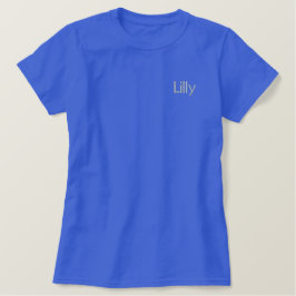 T - Shirt Frauen bestickt Lilly DESIGN STIL